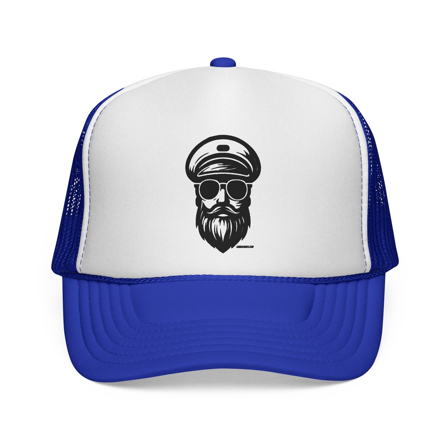 Captain Beard Trucker Cap – Vintage Sailor Mesh Hat