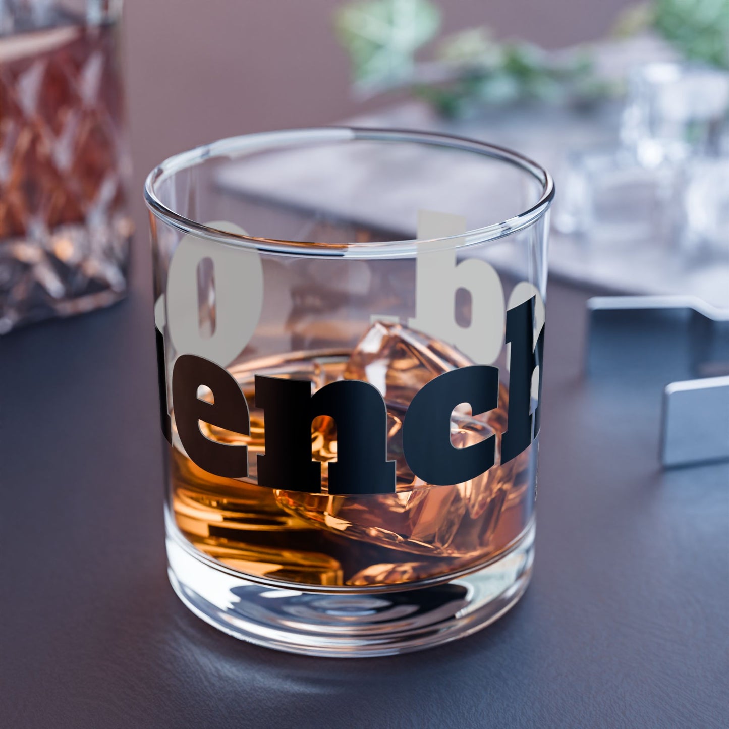 Quenched. Rocks Glass — 10oz Whiskey Glass