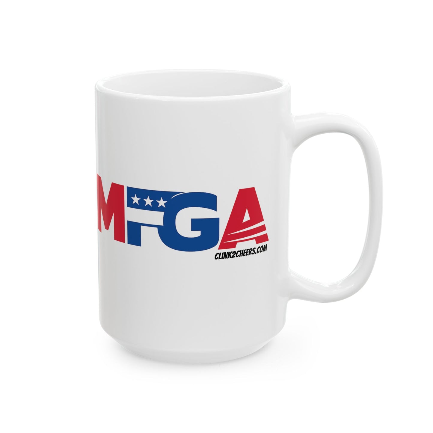 MFGA Coffee Mug – Patriotic Red & Blue 11oz/15oz Ceramic
