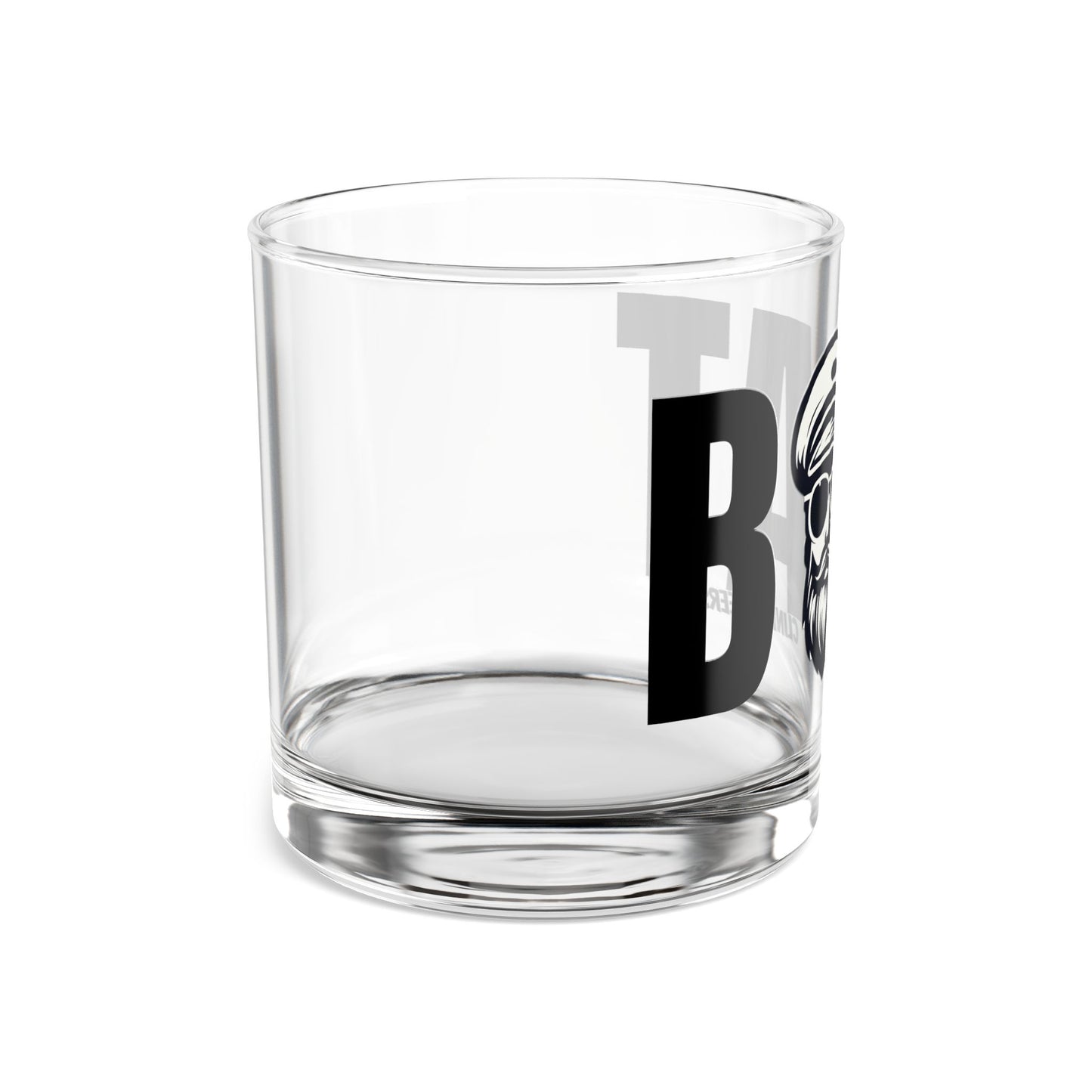 Captain Beard Rocks Glass – 10oz Nautical Whiskey Tumbler