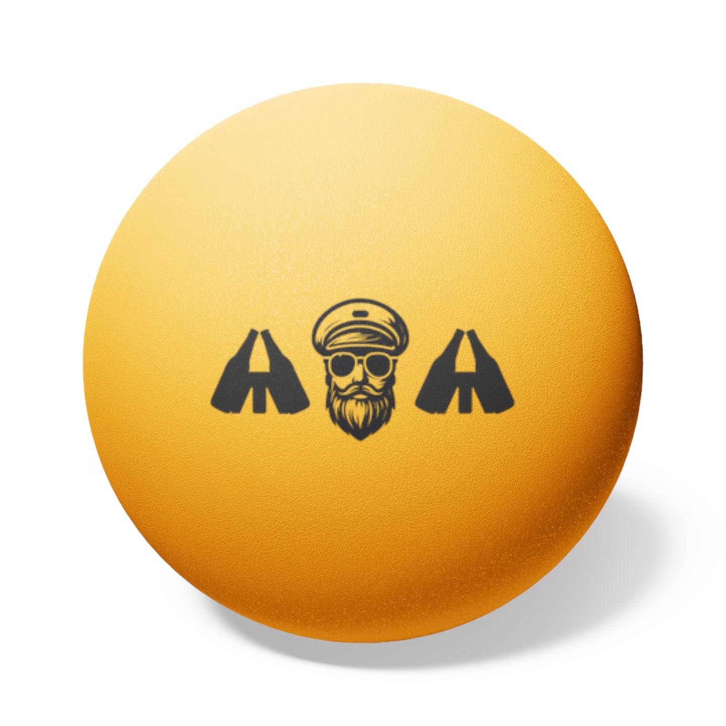 Captain Skull Ping Pong Balls — Set of 6 Branded Table Tennis Balls