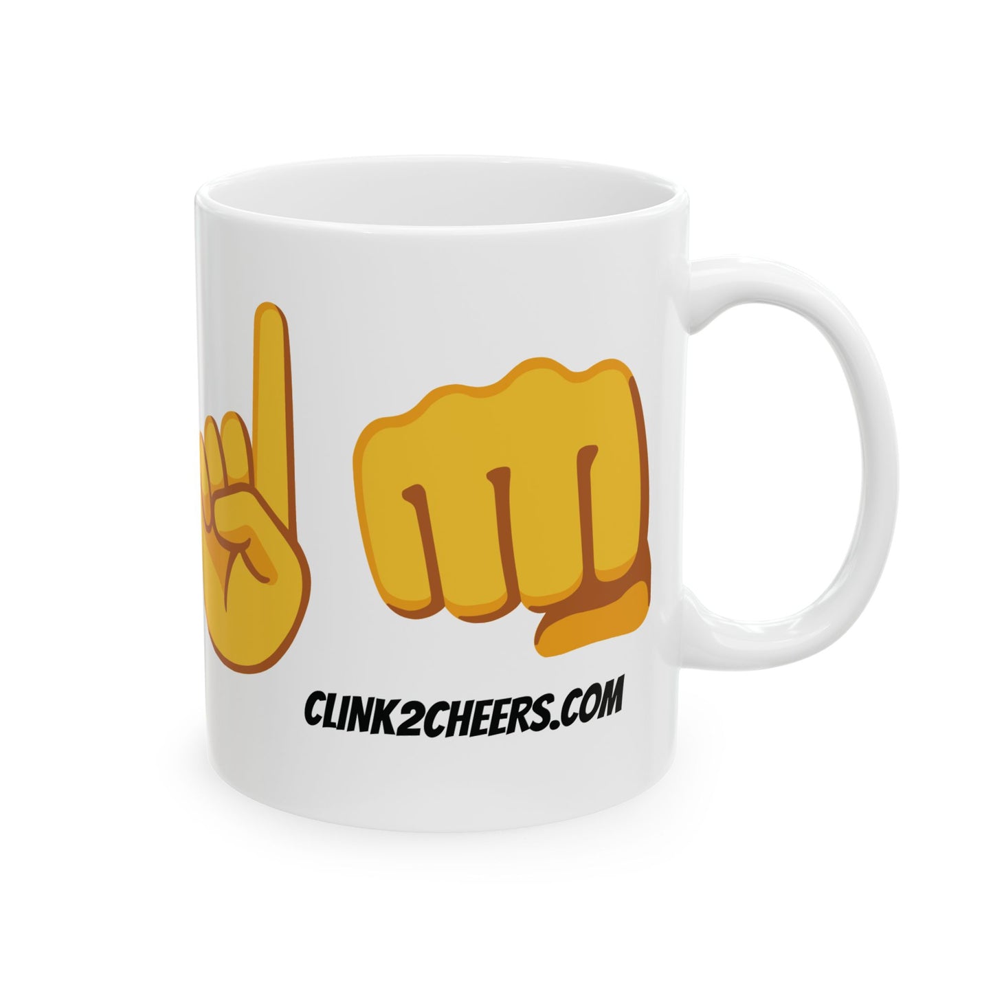Beer Emoji Mug — Funny Cheers Coffee Cup for Beer Lovers