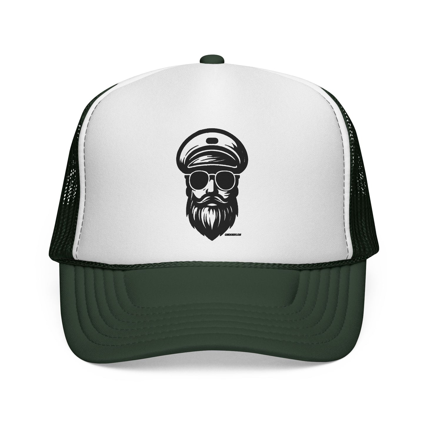 Captain Beard Trucker Cap – Vintage Sailor Mesh Hat