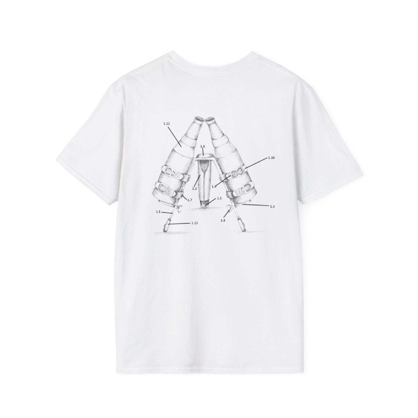 Enhance: Patent Drawing T-Shirt