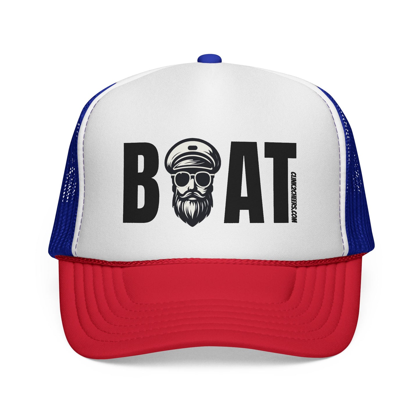 Boat Captain Trucker Cap – Nautical Beard Captain Hat