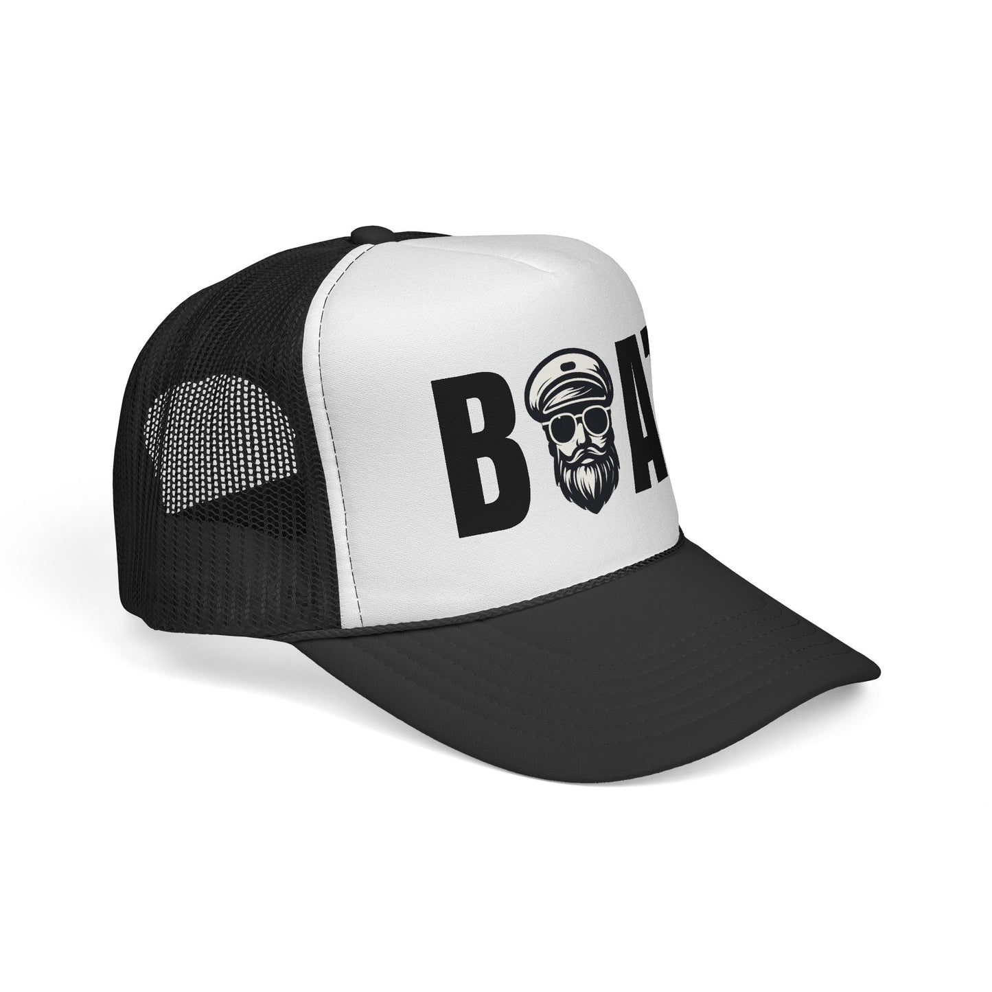 Boat Captain Trucker Cap – Nautical Beard Captain Hat
