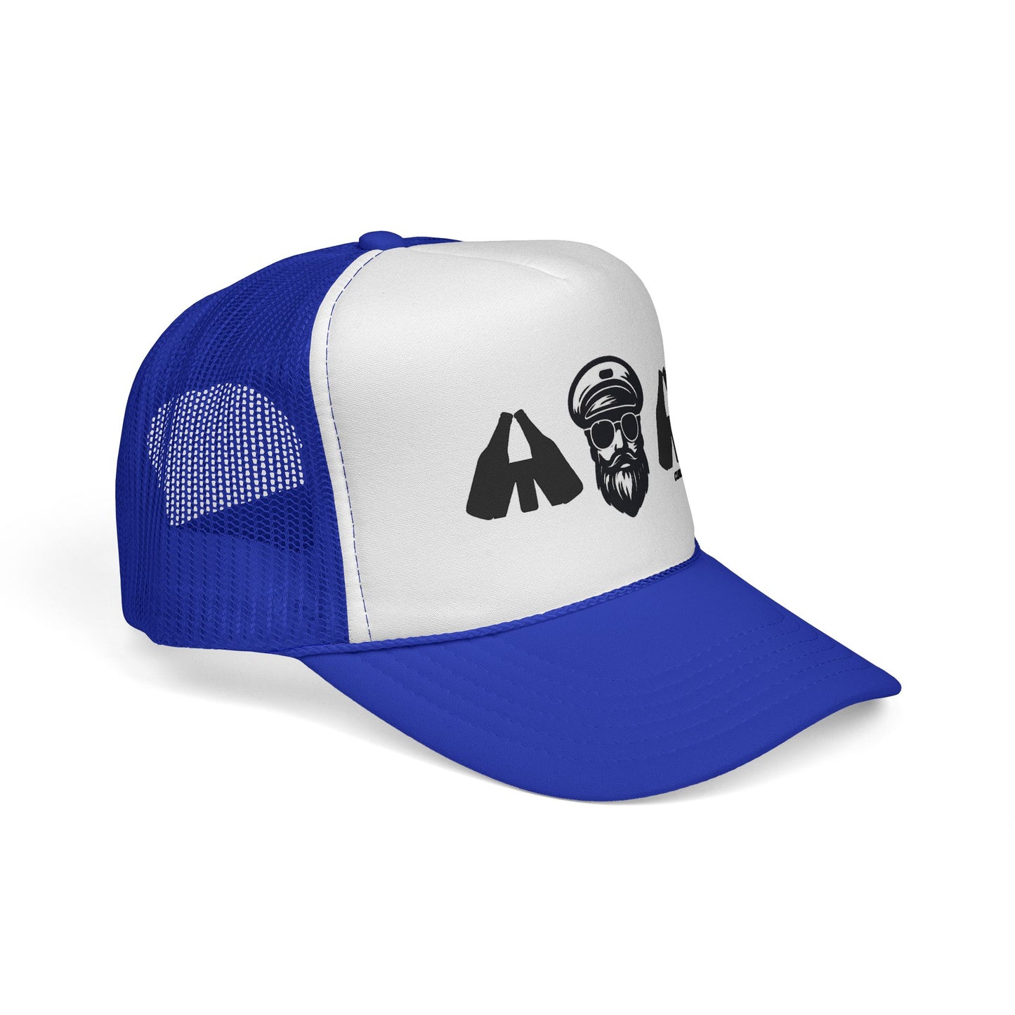 Captain and Fisters Trucker Hat — Bearded Sailor Logo Cap (clink2cheers.com)