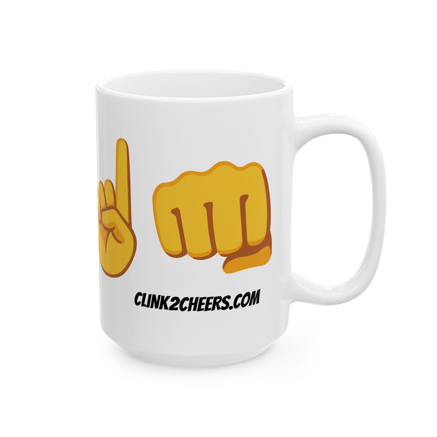 Beer Emoji Mug — Funny Cheers Coffee Cup for Beer Lovers