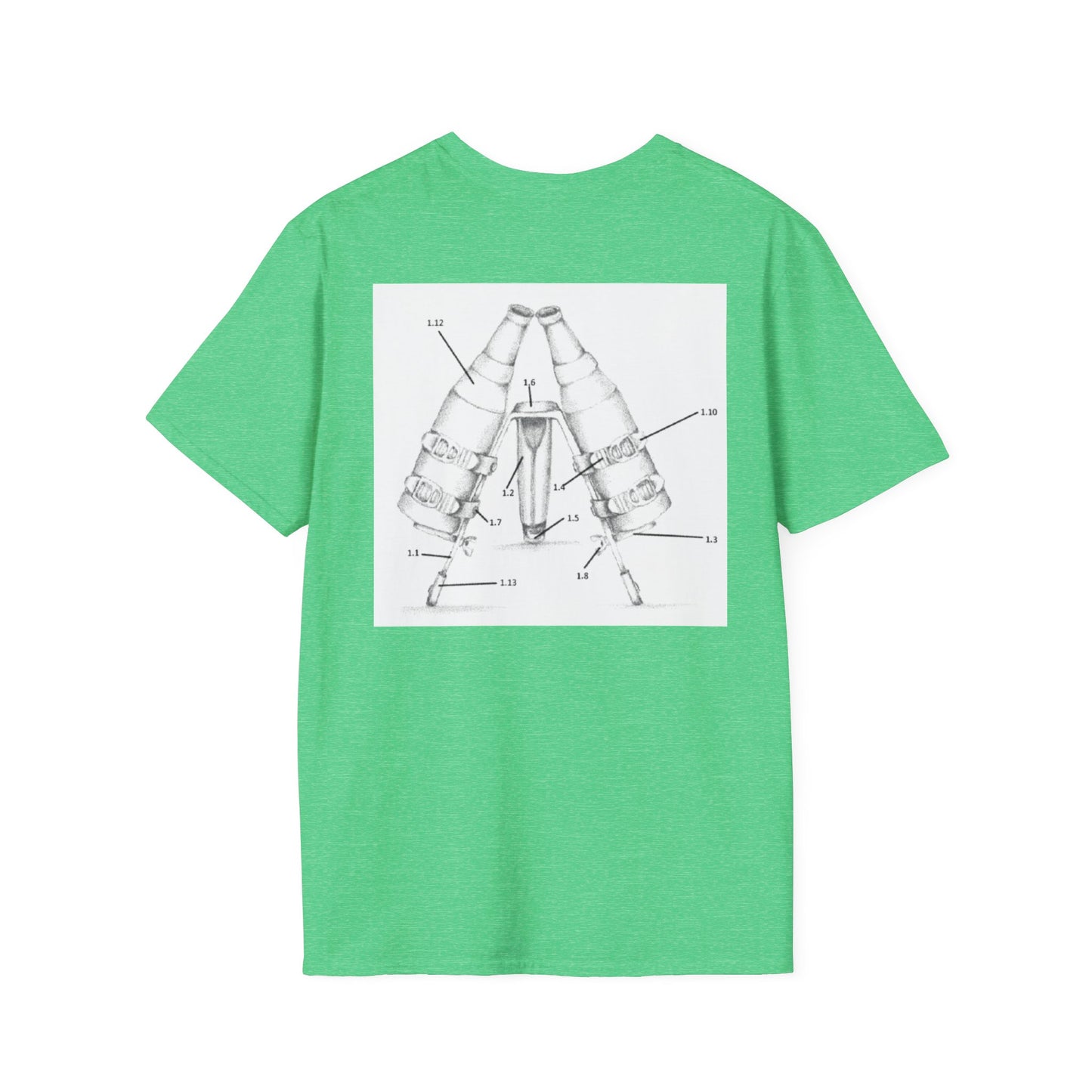 Enhance: Patent Drawing T-Shirt