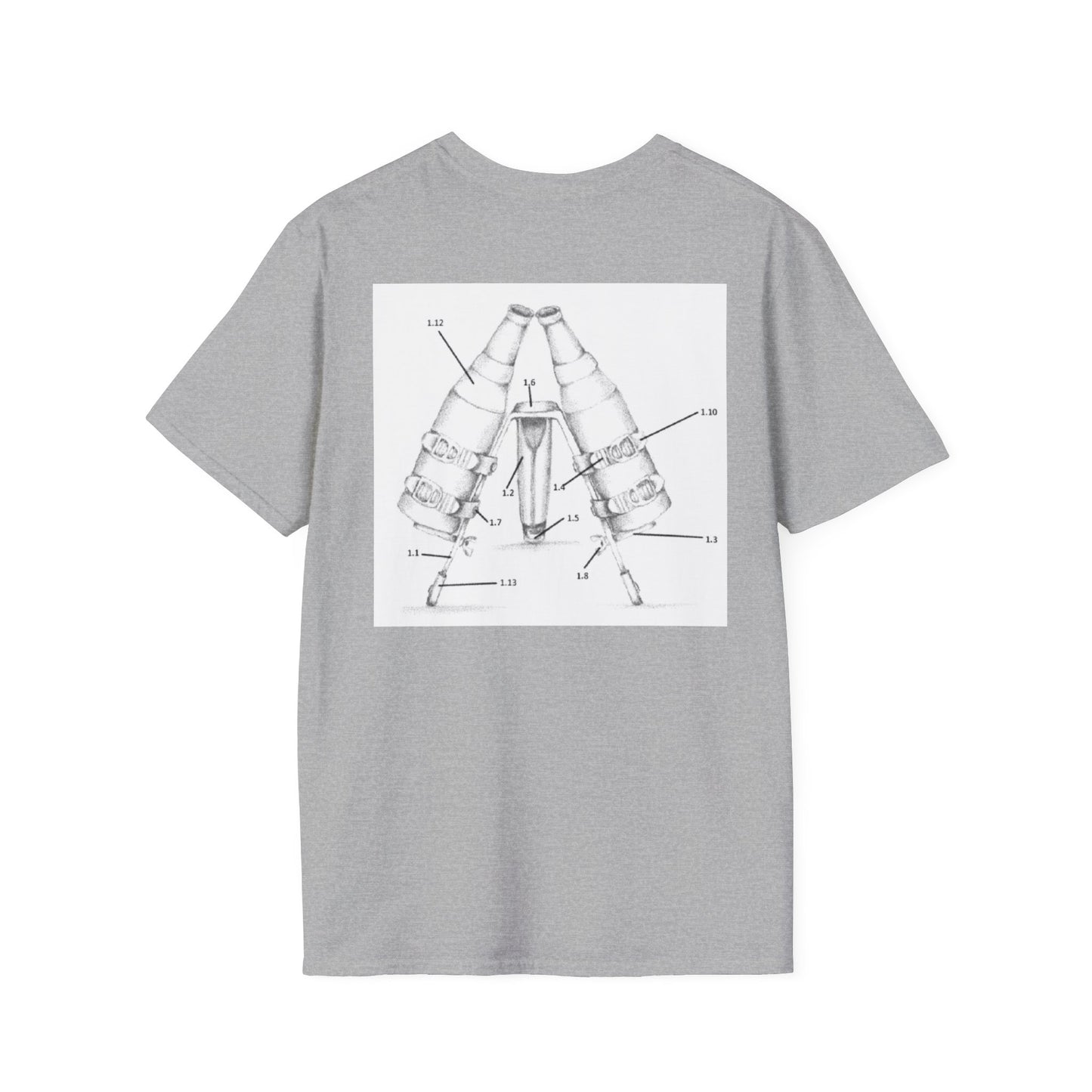 Enhance: Patent Drawing T-Shirt