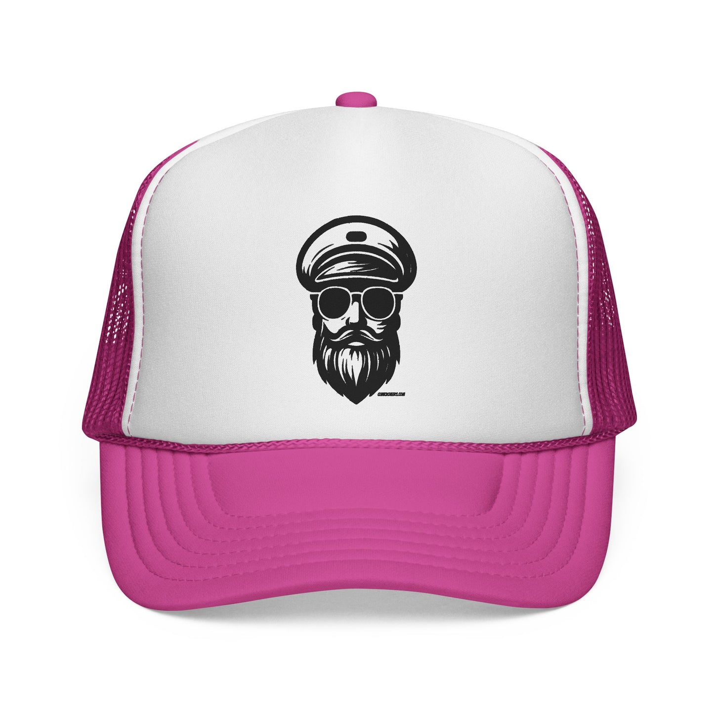 Captain Beard Trucker Cap – Vintage Sailor Mesh Hat