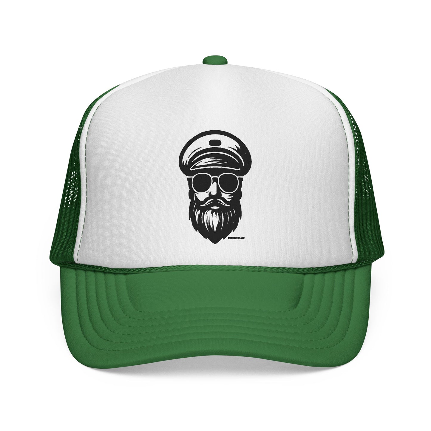 Captain Beard Trucker Cap – Vintage Sailor Mesh Hat