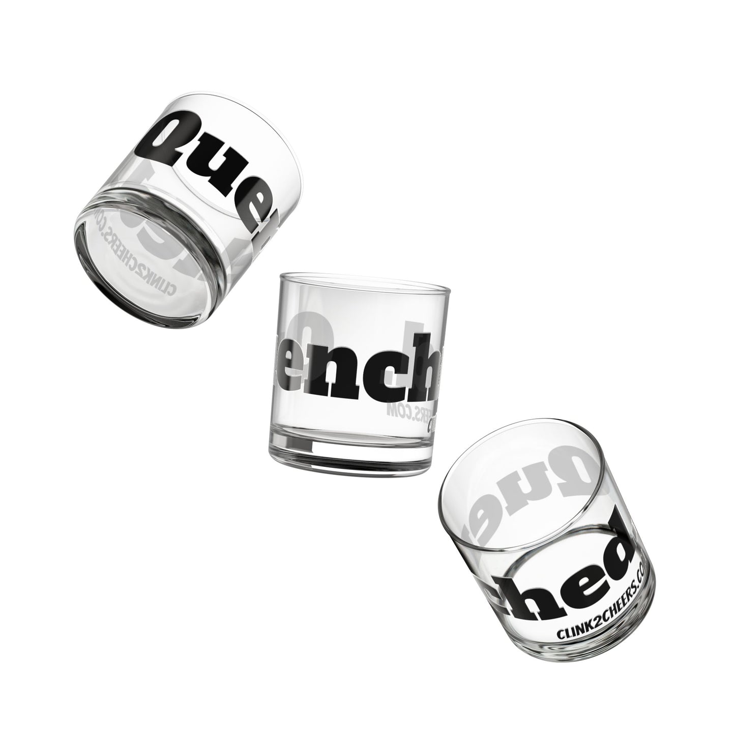 Quenched. Rocks Glass — 10oz Whiskey Glass