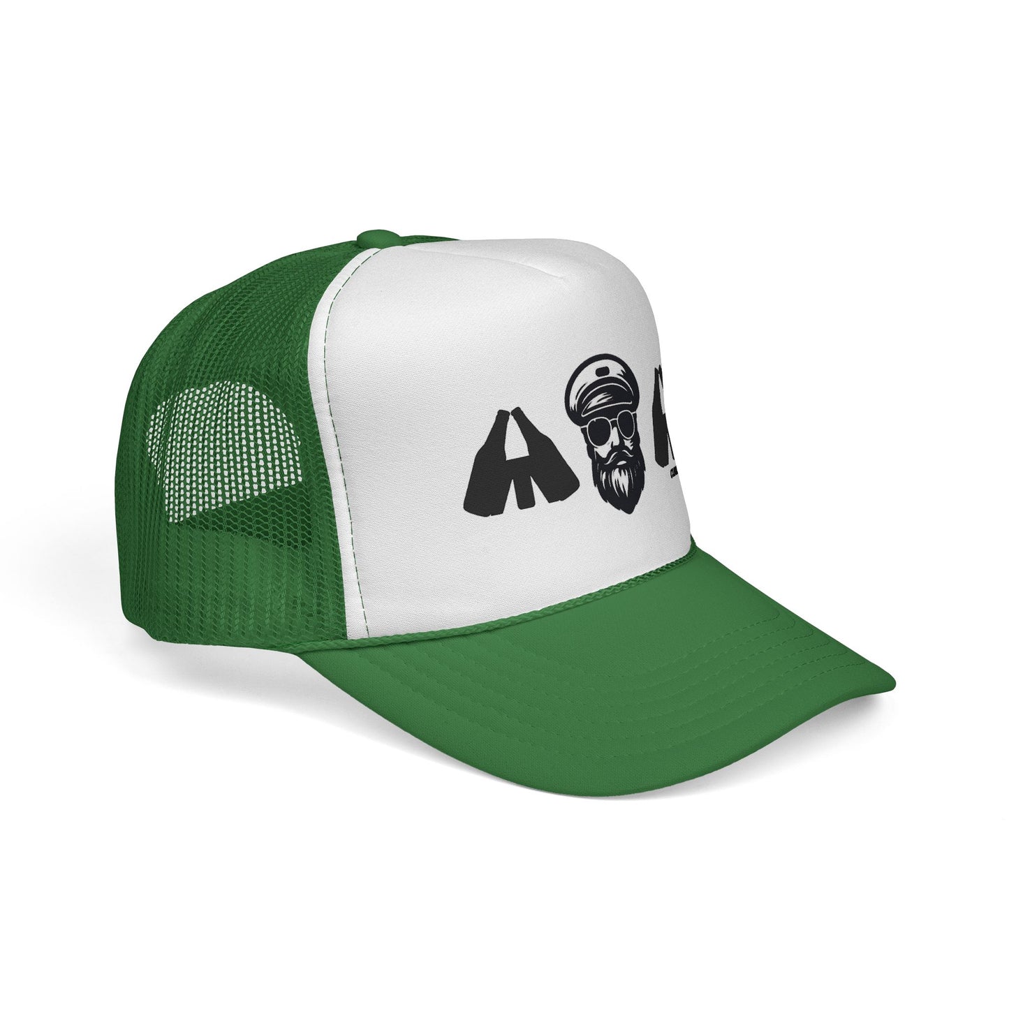 Captain and Fisters Trucker Hat — Bearded Sailor Logo Cap (clink2cheers.com)