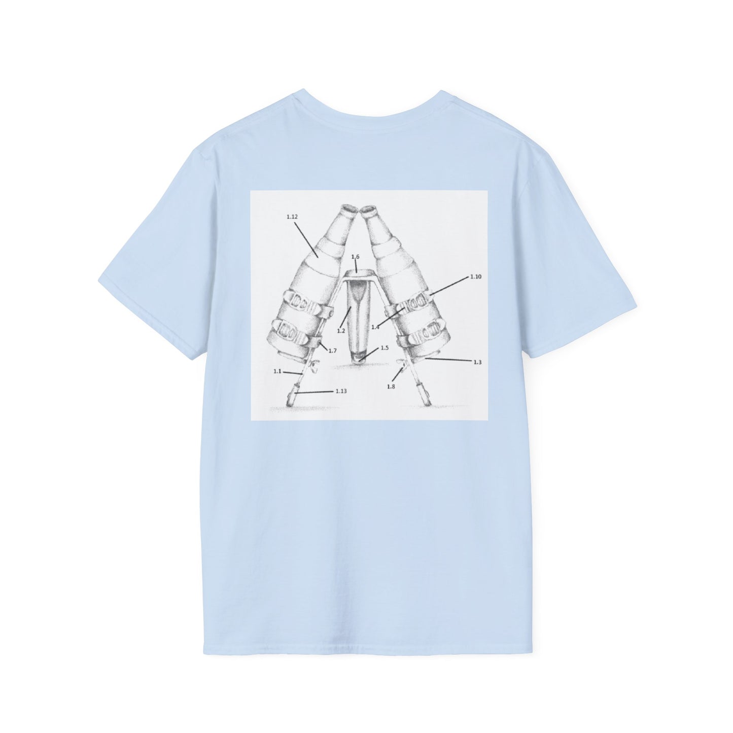 Enhance: Patent Drawing T-Shirt