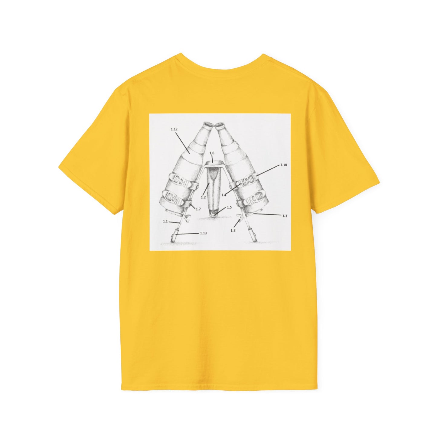 Enhance: Patent Drawing T-Shirt