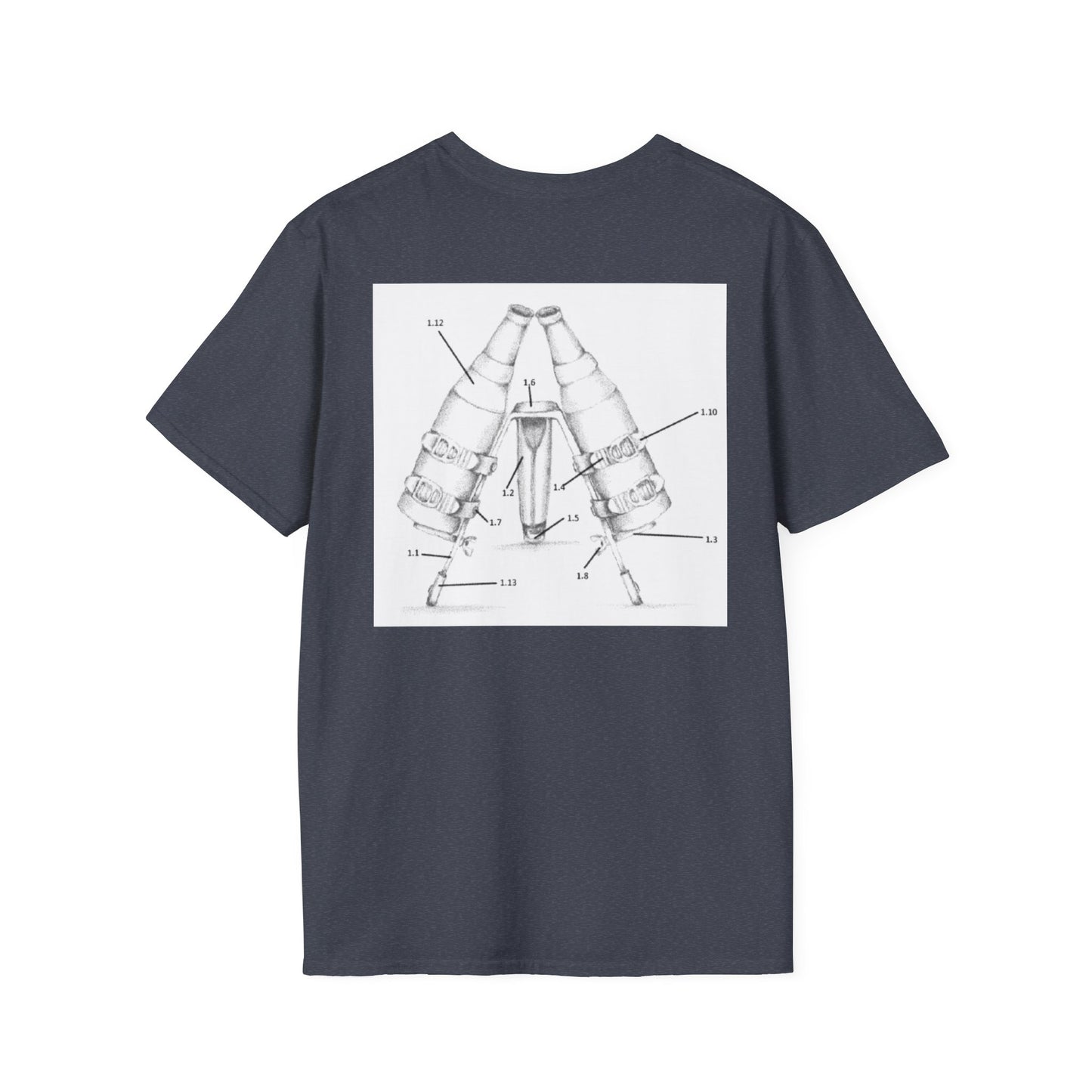 Enhance: Patent Drawing T-Shirt