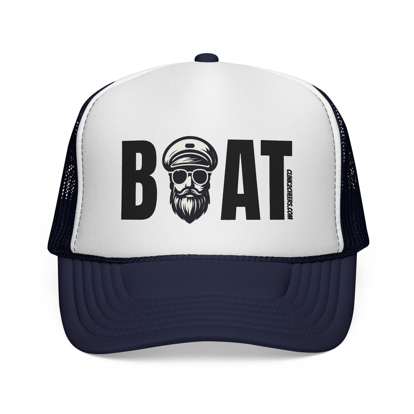 Boat Captain Trucker Cap – Nautical Beard Captain Hat
