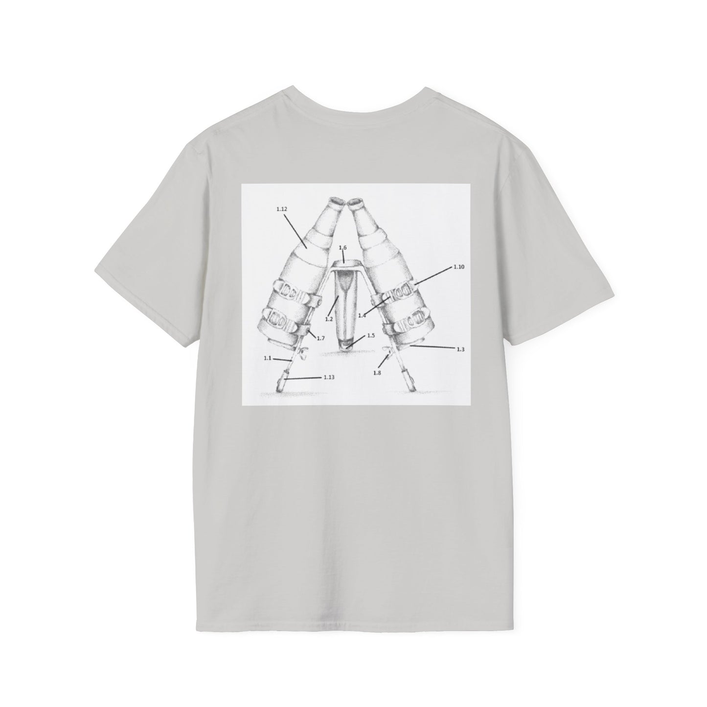 Enhance: Patent Drawing T-Shirt
