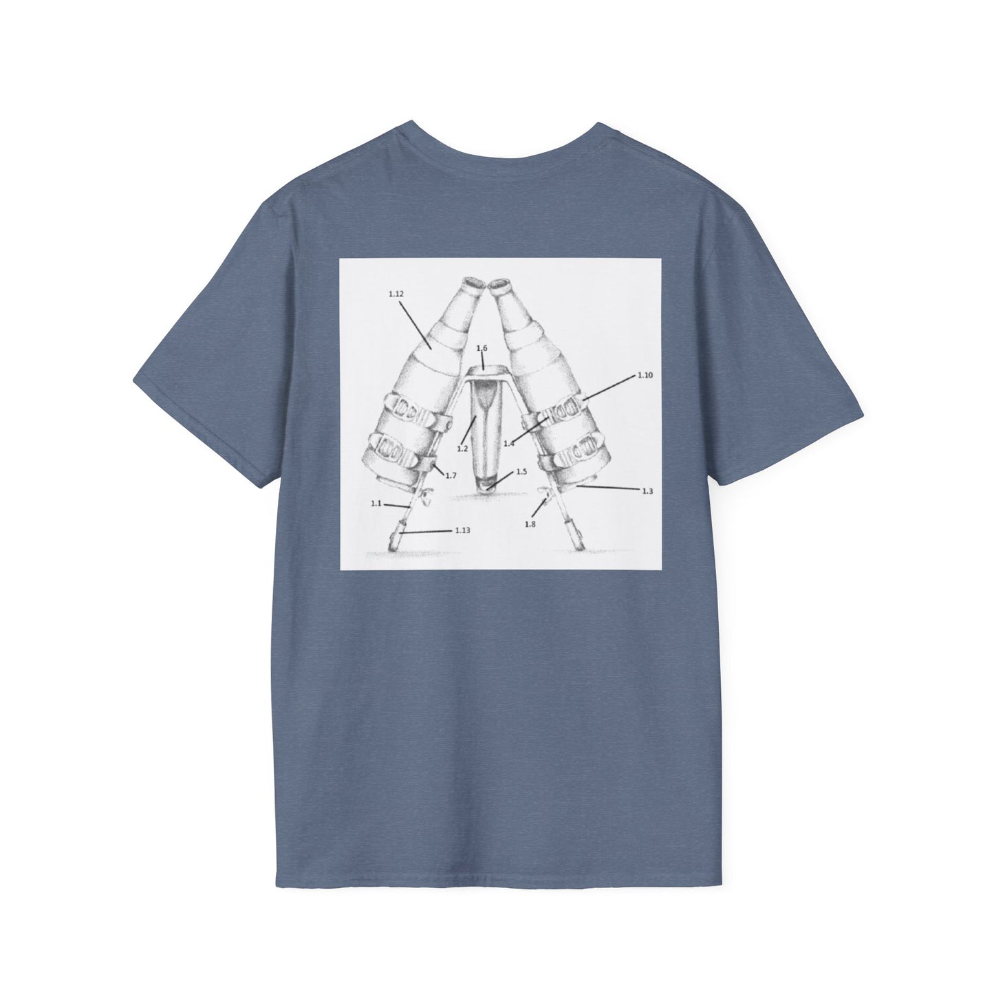 Enhance: Patent Drawing T-Shirt
