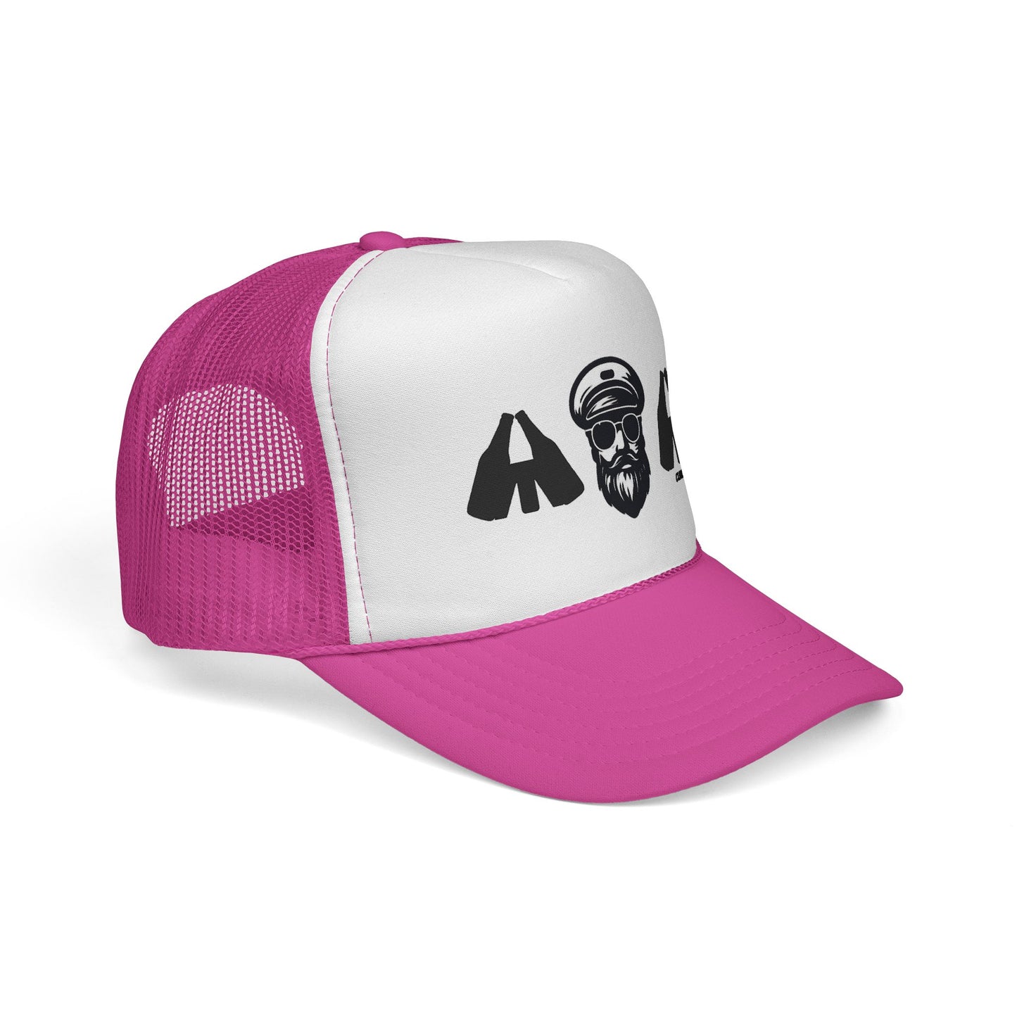 Captain and Fisters Trucker Hat — Bearded Sailor Logo Cap (clink2cheers.com)