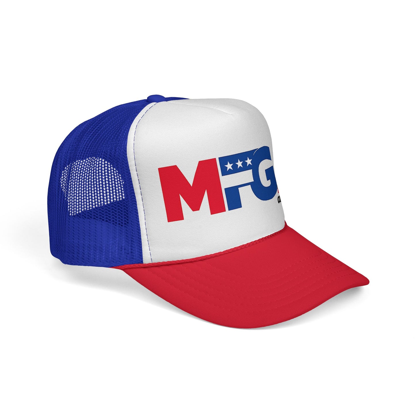 MFGA Trucker Hat — Red White & Blue Patriotic Mesh Cap