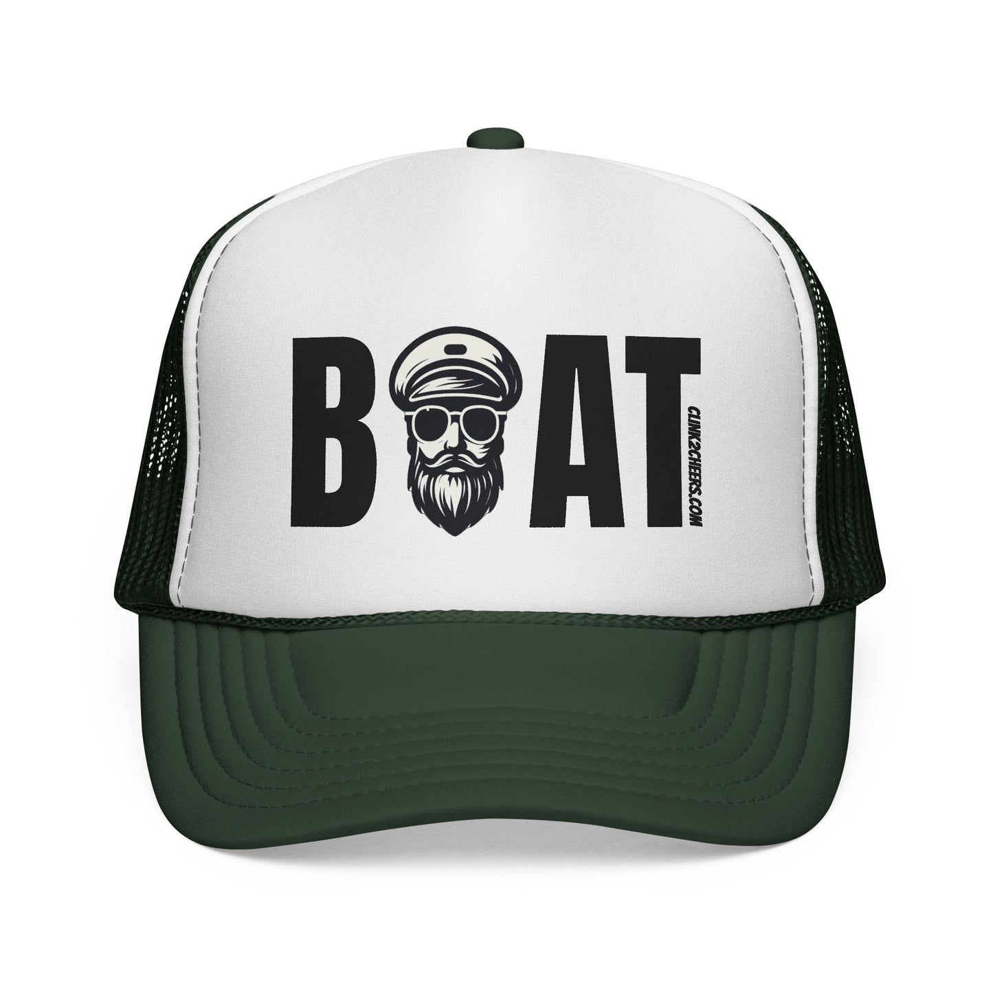 Boat Captain Trucker Cap – Nautical Beard Captain Hat