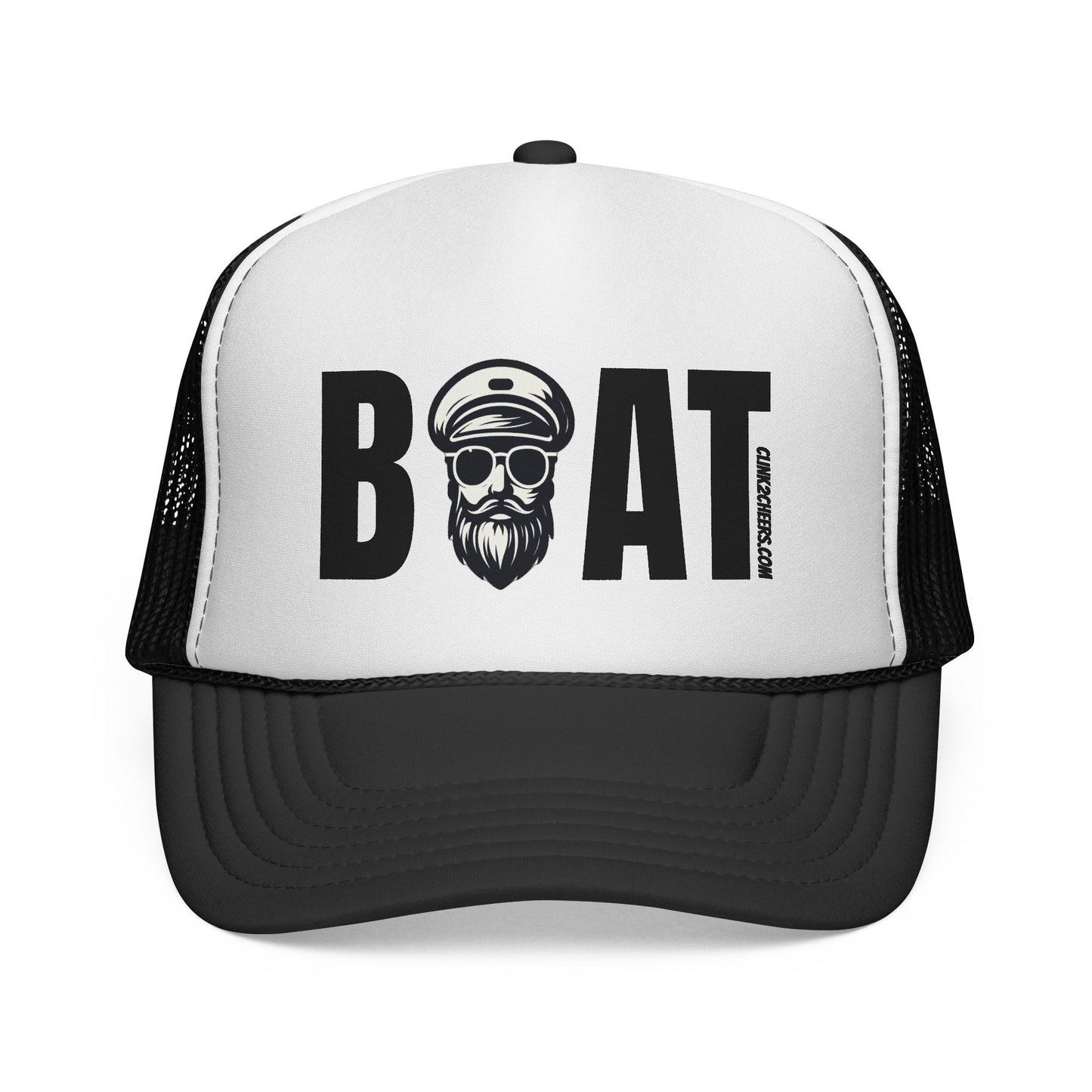 Boat Captain Trucker Cap – Nautical Beard Captain Hat