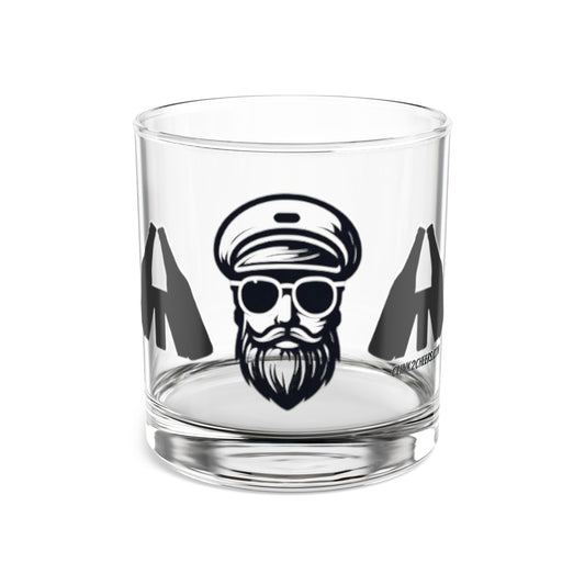 Bearded Sailor Whiskey Rocks Glass — 10oz Captain Barware Gift